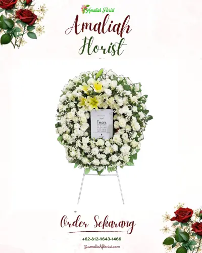 Krans Bunga Duka Cita di Budiharja