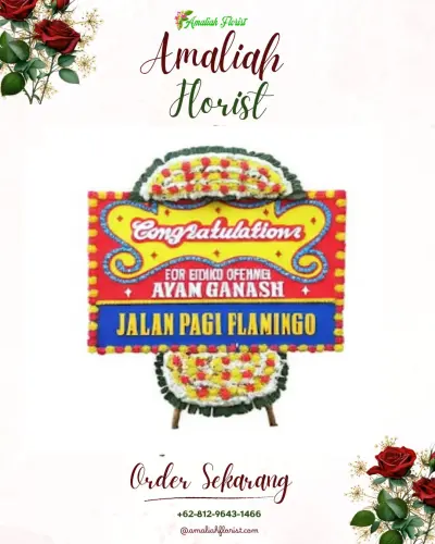 Bunga Papan Congratulation di Budiharja